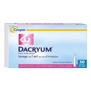 Dacryum Solution Pour Lavage Ophtalmique En Recipient Unidose B/30