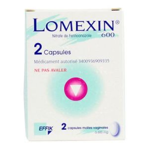 LOMEXIN 600 MG CAPSULE MOLLE VAGINALE B/2