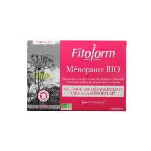 Fitoform Ménopause, Fenouil et Mélisse BIO - 20 ampoules de 10 ml
