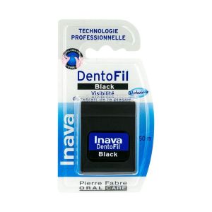 Inava Dentofil Black Fil Dentaire 50 m