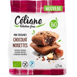 Celiane Brownies chocolat noisette BIO (x6) - 170 g