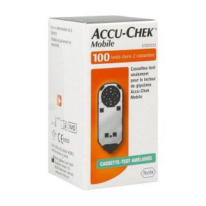 Accu - chek mobile cassette bande test, boîte 2