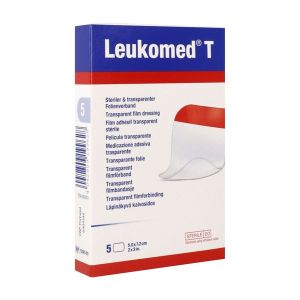 LEUKOMED T Pansement film stérile, adhésif, 5 cm x 7,2 cm (ref. 72381-17), bt 5