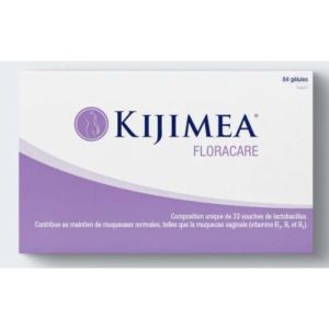 KIJIMEA FLORACARE Gélule, complément alimentaire à base de probiotiques, vitamines B et zinc, bt 84