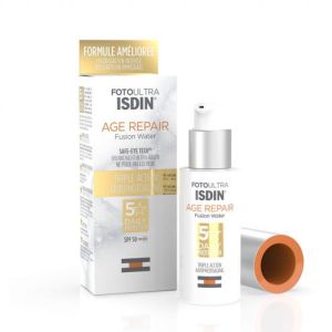 Fotoultra Isdin Age Repair Water Light Texture Spf50 Fluide Flacon 50 Ml 1