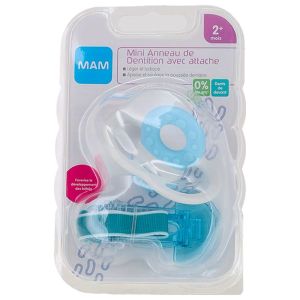 Mam Mini Anneau De Dentition Avec Attache 1