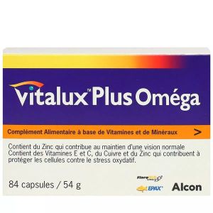 ALCON FRANCE VITALUX PLUS OMEGA CAPSULE PROMO 28