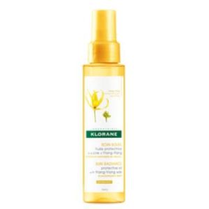 KLORANE SOIN SOLEIL HUILE PROTECTRICE Huile solaire multiprotection à la cire d'ylang-ylang, fl 100 
