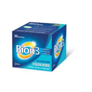 Bion Mg Equilibre Comprime Pilulier 30