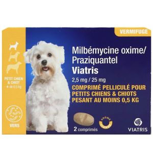 Milbemy Oxim Praziq 2,5Mg25Mg 2Cp Via