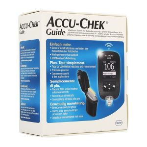 ACCU - CHEK GUIDE Kit lecteur de glycémie sans codage, unité