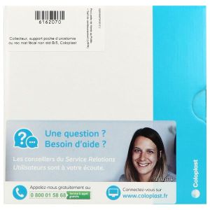 SENSURA MIO CLICK SUPPORT CONVEX FIT Support porte-poche convexe profond, système 2 pièces, 60 mm, découp de 15 mm à 40 mm (ref. 165870), bt 5