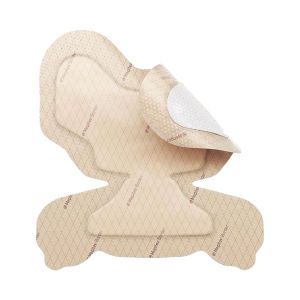 MEPILEX BORDER PROTECT TALON Pansement hydrocellulaire siliconé, auto-fixant forme anatomique talon, stérile, 22 cm x 23 cm (ref. 282720), bt 10