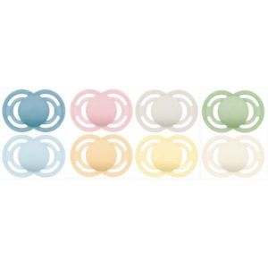 MAM PERFECT SUCETTE TENDANCE + 6 MOIS Sucette anatomique, téterelle silicone, 2ème âge, N° 70, (ref. 117210), bt 2