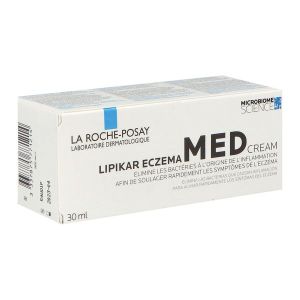 LIPIKAR ECZEMA MED CREAM Crème, dispositif médical, fl 30 ml