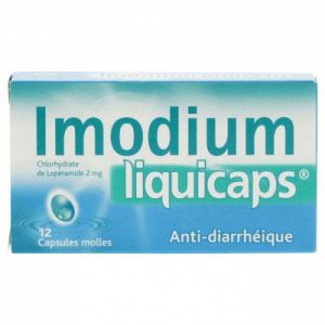 IMODIUM LIQUICAPS CAPSULE MOLLE 2 MG BOITE DE 12