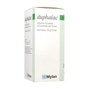 DUPHALAC Solution buvable 10 g/15 ml, boîte 20 sachets-dose 15 ml