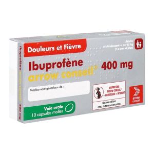 IBUPROFENE ARROW CONSEIL 400 mg capsule molle B/10