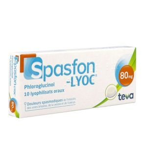 SPASFON LYOC Lyophilisat oral 80 mg, boîte 10