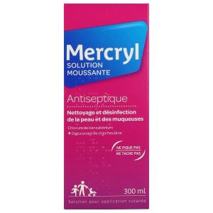 Mercryl Solution Moussante Pour Application Cutanee 1 Flacon(S) Polyethylene Haute Densite (Pehd) De 300 Ml