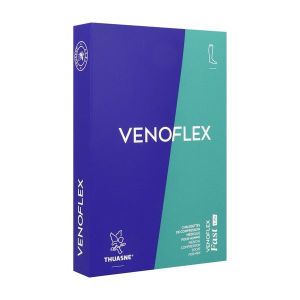 Venoflex Fast Lin Classe 2 Chaussettes Homme Lignes Noires T1 Normal 2