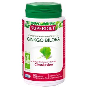 Superdiet Ginkgo Biloba BIO - 90 gélules