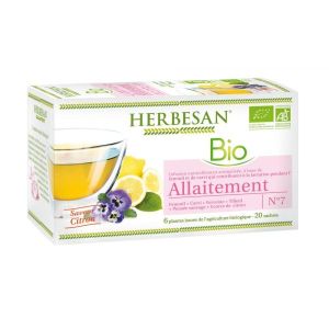 Herbesan Herbesan Infusion Allaitement BIO - 20 sachets