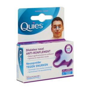 Quies Dilatateur Nasal Anti-Ronflement - Grande Taille 1