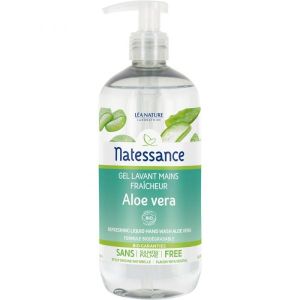 Natessance Gel lavant mains fraicheur Aloe vera BIO - flacon 500 ml