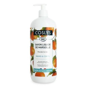 Coslys Savon liquide de marseille mandarine BIO - 1 litre