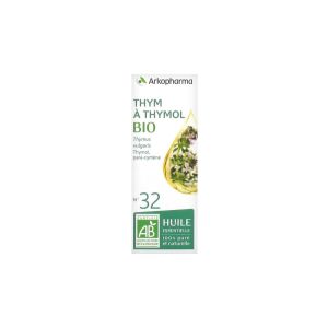 Arkopharma Huile Essentielle Thym à Thymol (Thymus vulgaris) Bio n°32 5 ml