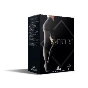 SMARTLEG 2 SEMI - TRANSPARENT PLUS Collant médical de compression, classe 2, femme, cuisse forte, aventurière, normal, taille 1, paire