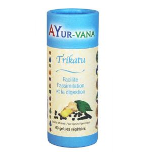 Ayur-vana Trikatu - flacon 60 gélules végétales