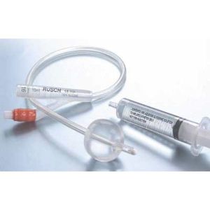 Rusch Silicone 23Cm Droite Avec Seringue Preremplie Charriere 14 Sonde 1