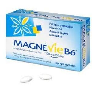 MAGNEVIE B6 100 mg/10 mg comprimé pelliculé B/60