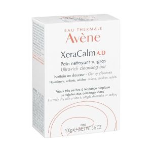 XERACALM AD PAIN NETTOYANT SURGRAS Pain dermatologique surgras AntiDémangeaison, pain 100 g