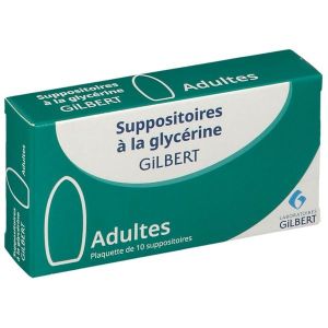 Suppositoires A La Glycerine Gilbert Adultes Suppositoire B/10