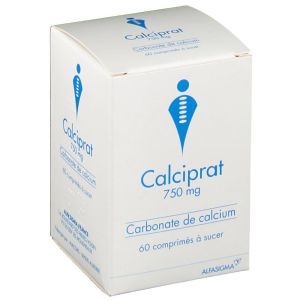Calciprat 750 Mg (Carbonate De Calcium) Comprimes A Sucer B/60