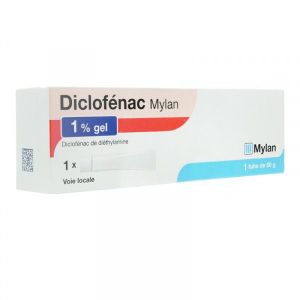 DICLOFENAC MYLAN 1 % gel 50 g en tube
