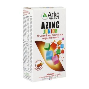 Azinc Forme Et Vitalite Junior Gout Cola - Comprime A Croquer Boite 30