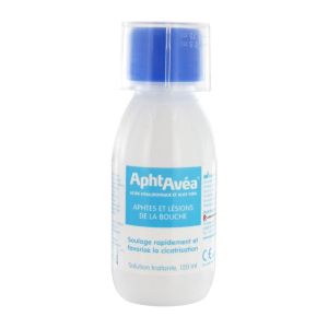 AphtAvéa Acide Hyaluronique Et Aloe Vera Solution Traitante 120 ml