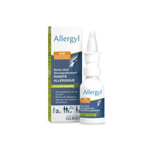 Allergyl Spray Nasal Decongestionnant Rhinite Allergique Liquide Etui 20 Ml 1