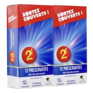 POLIDIS SORTEZ COUVERTS PRESERVATIF BOITE PROMO 2