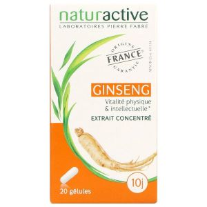 Naturactive Ginseng 20 Gélules