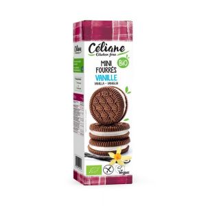 Celiane Mini biscuits fourrés vanille BIO (2x4) - 125 g