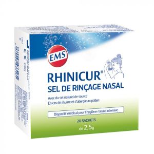 Sel De Rincage Nasal X20 Sachets 2.5G Rhinicur