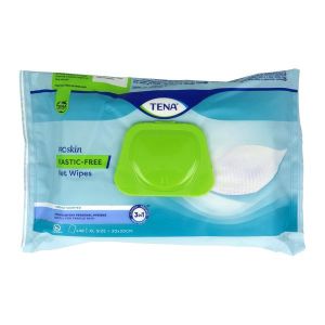 TENA WET WIPES PLASTIC FREE PROSKIN LINGETTE SACHET 48