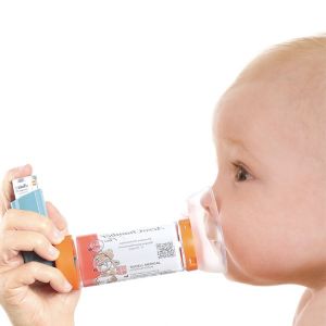 Aerochamber Plus Chambre D'Inhalation Avec Masque Nourrisson Bt 1