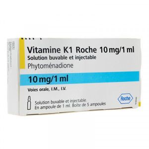 Vitamine K1 Cheplapharm 10 Mg/1 Ml (Phytomenadione) Solution Buvable Et Injectable 1 Ml En Ampoule B/5