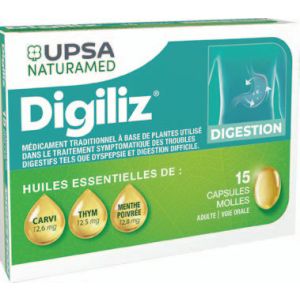 DIGILIZ®, capsule molle 1 boîte de 15 capsules molles